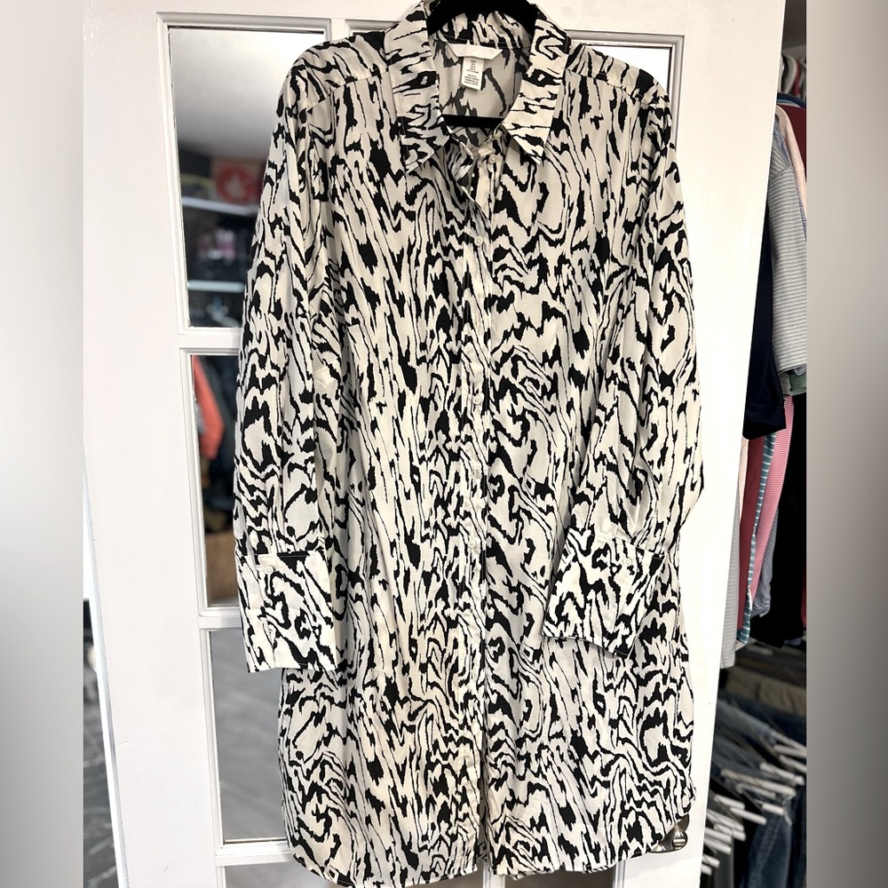 Zara shirtdress, large